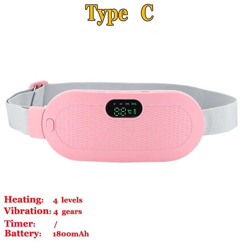 Electric Heating Waist Massage Belt for Period Cramp Relief