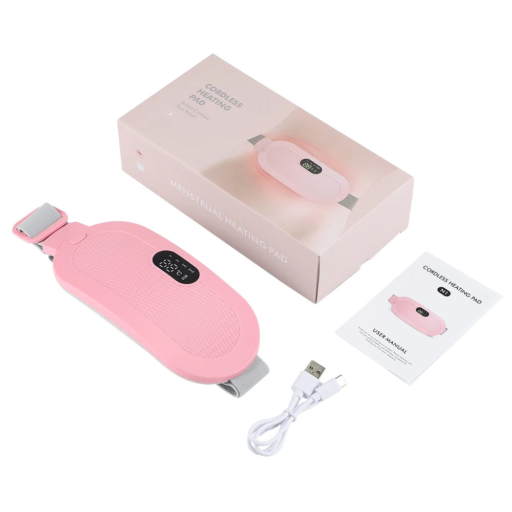 Electric Heating Waist Massage Belt for Period Cramp Relief