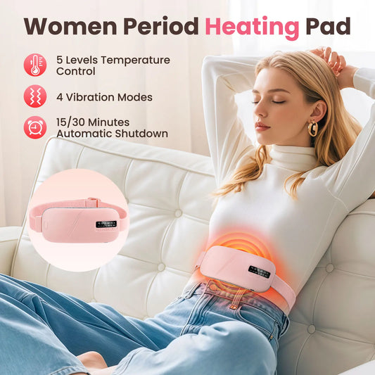 Electric Heating Waist Massage Belt for Period Cramp Relief