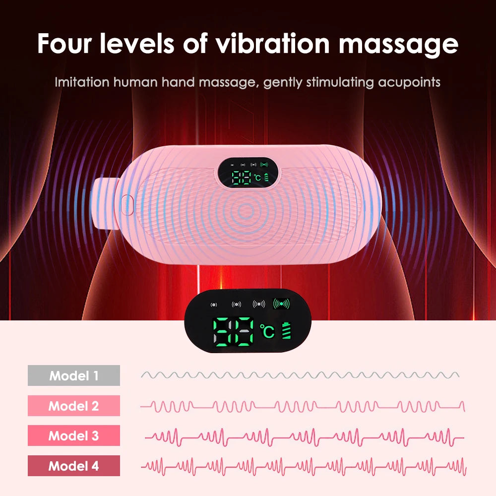 Electric Heating Waist Massage Belt for Period Cramp Relief