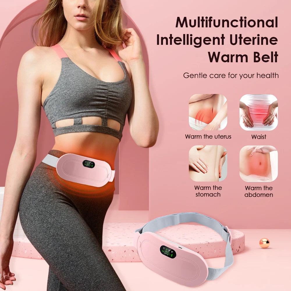 Electric Heating Waist Massage Belt for Period Cramp Relief