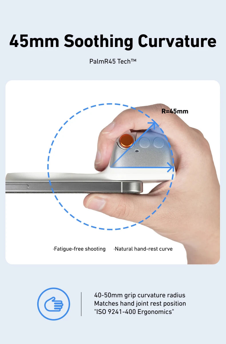 TELESIN Magnetic Phone Camera Shoot Hand Grip Phone Holder Shooting Aid Remote Control Handle